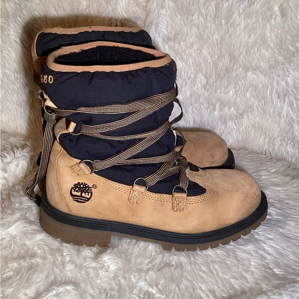 Timberland 650 boys lined winter boots size 3.5
